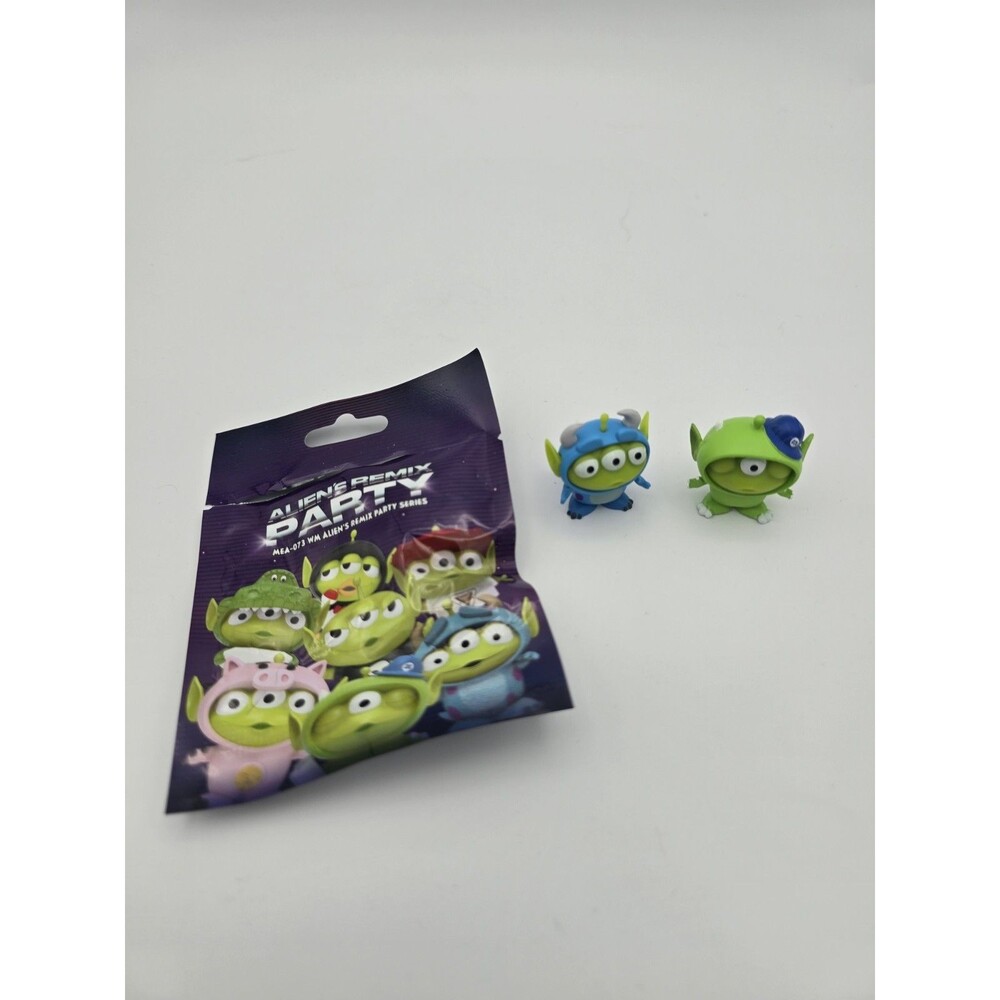 Disney Pixar Alien Remix Party Figure Lot - Sulley & Mike Beast Kingdom MEA-073